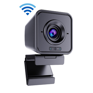 Webcam sans fil HD 1080P avec microphone, caméra USB pour ordinateur de bureau, ordinateur portable, PC, pour l'enseignement, les réunions, les appels vidéo, 1080P HD 2.4G Wir - Product Image 1