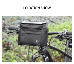Bolsa Impermeable para Bicicleta WHEEL up, Bolsa de Manillar para Bicicleta de Montaña, Bolsa de Tubo Delantero para Ciclismo, Bolsa Delantera Multifuncional para Bicicleta - Product Image 5