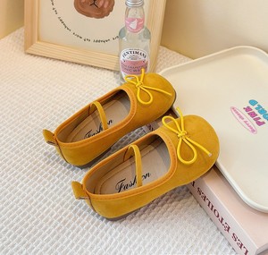 Chaussons de princesse souples pour enfants printemps-automne, nouvelle version coréenne, sandales bébé avec nœud, petites chaussures en cuir - Product Image 3