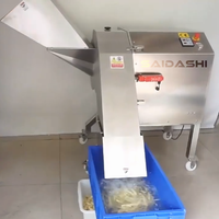 Industriële aardappel snijmachine voor diepvriesfabrieken, automatische groenteblokjes-, strookjes- en plakjes snijmachine