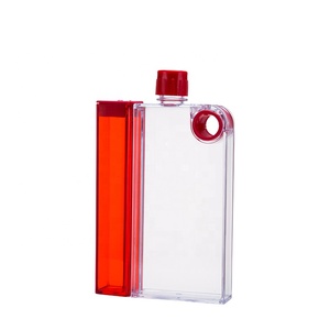 Tùy Chỉnh Quảng Trường Máy Tính Xách Tay <span class=keywords><strong>Memo</strong></span> Chai Nước Phẳng Nhựa Màu Sắc Có Thể Tháo Rời Hộp Lưu Trữ Chai Phẳng Với Silicone Xử Lý - Product Image 6