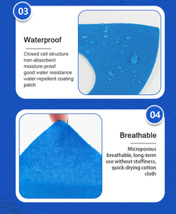 Plester pelindung otot untuk olahraga pra potongan, pita kinesiologi katun elastis hipoalergenik untuk menghilangkan nyeri lutut - Product Image 4