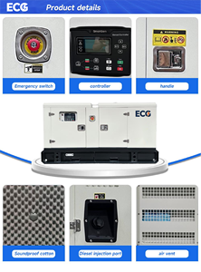 เครื่องกำเนิดไฟฟ้า ECG Power Industrial Power 50kva: ระบบสำรองไฟฟ้าสำหรับโรงพยาบาลที่เชื่อถือได้ พร้อมเครื่องยนต์ดีเซลไฟฟ้าคัมมินส์คุณภาพสูง โซลูชันที่ปรับแต่งได้ - Product Image 3
