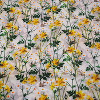 Robes à imprimé floral Jupe Matériel 100% Viscose Georgette Tissu