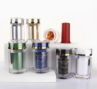 Bouteille en plastique PS de 60 ml en gros avec bouchon à vis, logo personnalisable, conteneur vide pour pilules/vitamines/capsules de complément alimentaire pour sérigraphie