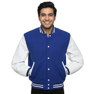 2026 Top Tendance En Gros Personnalisé Hommes Cool Style Polaire Hiver Varsity Vestes Baseball CollegeBaseballjacket pour hommes - Product Image 1