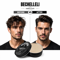 Pomada Mate para Cabello con Cera de Abeja Natural y Arcilla Orgánica para Hombres - Voluminizadora y Texturizante