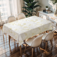 Nappe imprimée RNPT vintage rectangulaire, couverture de table en PVC pour la décoration de fêtes à domicile