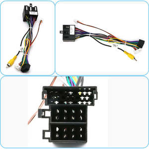 Harnais de câblage de cadre d'usine Aijia Canbus GPS pour VW Golf VI avant 2013 9 pouces Fascia Accessoires de voiture - Product Image 4