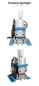 เครื่องปอกสายไฟแบบหลายแกน กึ่งอัตโนมัติ 220V สำหรับปอกสายภายในและภายนอก พร้อมชิ้นส่วนแกนกลางและเครื่องยนต์ - Product Image 4