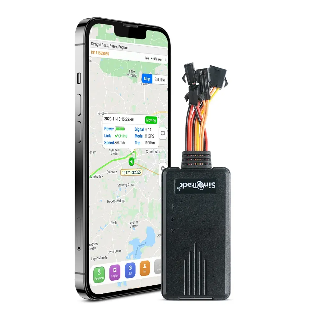 GPS Rastreador SinoTrack ST-906 SOS Voice Monitor Cut Off Engine GPS Tracking Solution Free App Platform Tracker