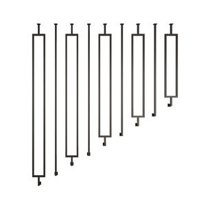 Pasamanos de escalera moderna minimalista-Aleación de aluminio montada lateralmente Durable Ligero 1,5 kg Barandilla Apartamento Residencial - Product Image 1