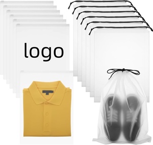 Bolsas de Plástico CPE Reutilizables e Impermeables con Cordón, Marca VANTUR, con Logotipo Personalizado Impreso, Modelo Y-261013-30, Precio de Fábrica al por Mayor - Product Image 1