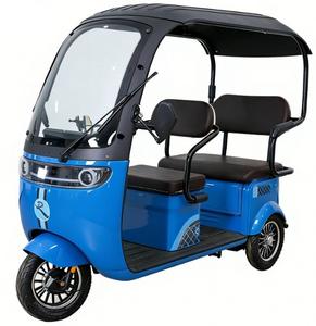 Tricycle électrique à carrosserie ouverte, double usage passagers et marchandises, double rangée, loisirs, haute puissance 650W, charge utile 200-300kg, pour <span class=keywords><strong>la</strong></span> montée et <span class=keywords><strong>la</strong></span> <span class=keywords><strong>famille</strong></span> - Product Image 3
