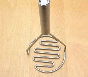 Écrase-pommes de terre en acier inoxydable, écraseur manuel en fil métallique, outil de cuisine pour écraser les haricots, l'avocat et les aliments pour bébés - Product Image 5