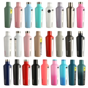 CORKCICE - Vaso Térmico de Acero Inoxidable de 16 oz, Aislado al Vacío, Engrosado, Portátil, Estilo Botella de Vino Tinto, para Uso en Exteriores y en el Automóvil - Product Image 5