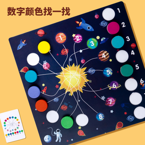 2026 New Multifunctional Digital Learning Kit Matching Cards Learning Teaching Aids Early Childhood Math Puzzle CE CPC EN71 - Product Image 5