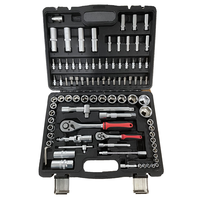 ELEHAND Jeu d'outils à douilles pleine taille 1/2" 1/4" 3/8", outils manuels essentiels pour la réparation automobile, OEM ODM possible, de 46 à 216 pièces