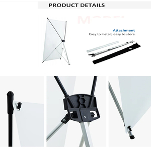 حامل إكس-بانر قوي قابل للطي للمعارض والإعلانات وخلفيات الطباعة الرقمية للمعارض التجارية - Product Image 5