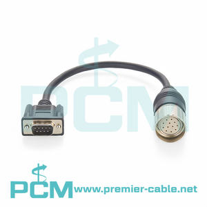 M23 ~ DB9 9 핀 <span class=keywords><strong>D</strong></span>-서브 센서 액추에이터 케이블 0.2m 프로그래밍 인코더 프로그래머 익스텐더 호환 바우머 11119257 - Product Image 2