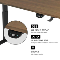 Meilleur cadre de bureau réglable en hauteur, bureau ergonomique réglable, table d'ordinateur debout