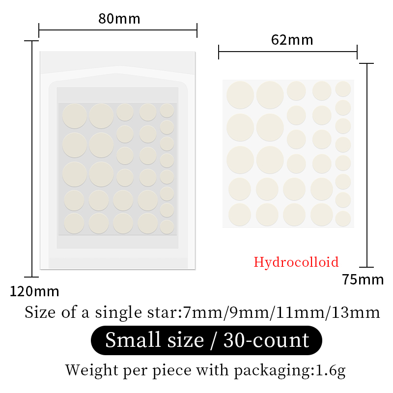 Transparent(30 Patches Small)