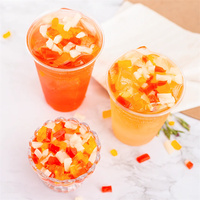 Meilleur Goût Yaourt et Gelée Assortis Taiwan Zone B2020 Ingrédients pour Bubble Tea 8,5 Lbs par Pot Nata de Coco Gelée Boba Aliments Sucrés