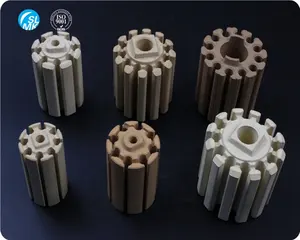 refractory ceramic parts cordierite ceramic bobbin heater ceramic heating element