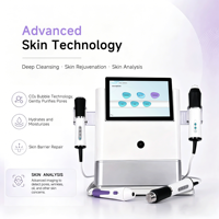 Appareil intelligent de nettoyage du visage avec caméra, dispositif à bulles d'oxygène, analyseur de peau, machine de beauté pour salon et spa