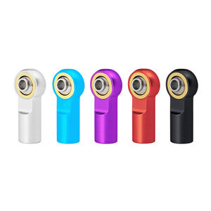 10 шт., металлический шаровой шарнир из м3 19 мм, алюминиевый соединительный стержень для 1/10 радиоуправляемого автомобиля, гусеничный осевой SCX10 D90 D110 Tamiya CC01, гоночный - Product Image 1