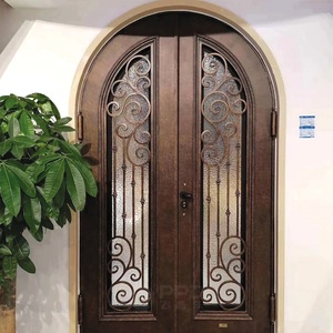 Puerta <span class=keywords><strong>Exterior</strong></span> de jardín, puerta de seguridad de hierro forjado - Product Image 2