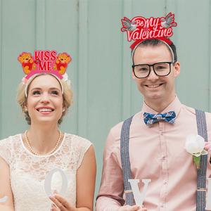 Decoraciones para Fiesta de San Valentín, Adorable Oso de Peluche con Alas y Lazo, Recuerdo de Boda, Accesorios para el Cabello para Sesiones de <span class=keywords><strong>Fotos</strong></span> - Product Image 2