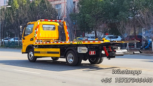 Jianghuai Junling V5/5-8 tonnes remorque de sauvetage accident de la route 4x2 un <span class=keywords><strong>remorquage</strong></span> deux dépanneuse transaction à bas <span class=keywords><strong>prix</strong></span> - Product Image 4