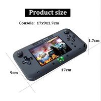 Console de jeux vidéo 1716 jeux rétro, prise en charge de la sauvegarde/ajout, portable, sortie AV, carte SD 2 Go, écran couleur 4 pouces