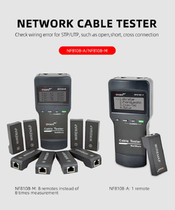 NOYAFA Cat.5E NF-8108A/6E สายเคเบิลเครือข่าย UTP STP เครื่องทดสอบการเดินสายไฟ5E ข้อผิดพลาดในการทดสอบสาย6E - Product Image 5