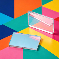 Source Factory High Transmittance Optical Beam Splitter Half Mirror Plate Glass with Customizable Options