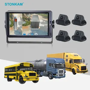 Stonkam 10.1นิ้วรถบรรทุก HD 3D นกตาจอภาพกล้องสำหรับ360แบบพาโนรามา