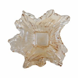 Vaso in vetro con bordo ondulato per decorazioni domestiche, centrotavola moderno - Product Image 5