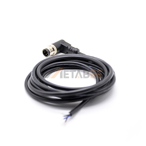 Cable M12 de 4 Pines en Ángulo Recto, Conector Macho Codificado A, Cable AWG22, Conjunto de Cable para Sensor Industrial, Adaptador de Codo, Enchufe de <span class=keywords><strong>90</strong></span> Grados - Product Image 5