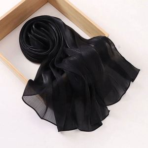 Women Fashion Stylish Elegant Solid Winter Long Hijab Silk Muslim Lightweight <b>Wrap</b> Turban Crinkle Islamic Shawl <b>Head</b> Scarves - Product Image 5