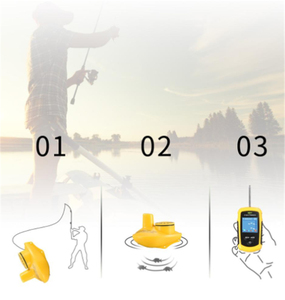 Détecteur de poissons Sonar 100M Détecteur de poissons portable Leurre de pêche <span class=keywords><strong>Sondeur</strong></span> de pêche Transducteur d'alarme Pêche <span class=keywords><strong>en</strong></span> <span class=keywords><strong>mer</strong></span> - Product Image 2