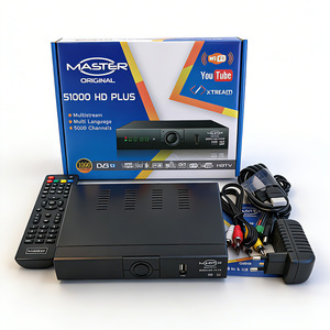 Receptor de Satélite Digital HD DVB S2 Master S1000 con Decodificador Master 1080P para TV Satelital Gratuita - Product Image 6