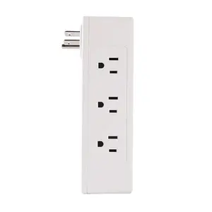 Plug in Outlet Extender 6 Grounded Outlet Wall Tap Adapter