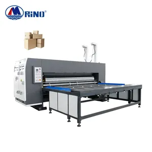 Semi-auto Chain Corrugated Big Box Carton Printing Slotting Machine