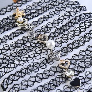 Colliers ras du cou <span class=keywords><strong>de</strong></span> style tatouage, 12 modèles, mode <span class=keywords><strong>Yin</strong></span> <span class=keywords><strong>Yang</strong></span>, croix, <span class=keywords><strong>arbre</strong></span> <span class=keywords><strong>de</strong></span> <span class=keywords><strong>vie</strong></span>, bijoux pour femmes, vente en gros, collier à breloques <span class=keywords><strong>de</strong></span> Noël - Product Image 5