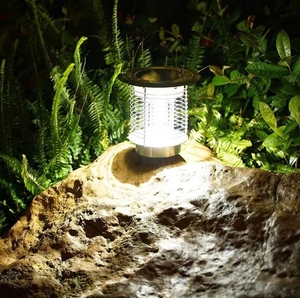 Lampe de cour solaire anti-moustique répulsif solaire anti-moustique avec fonction d'éclairage automatique longue durée de vie - Product Image 5