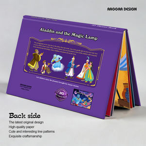 Libros de <span class=keywords><strong>Cuentos</strong></span> Educativos Personalizados <span class=keywords><strong>para</strong></span> Niños, Libros de Cartón con Diseño 3D, Libros de <span class=keywords><strong>Cuentos</strong></span> <span class=keywords><strong>para</strong></span> Dormir, Juguetes Impresos e Interesantes - Product Image 2