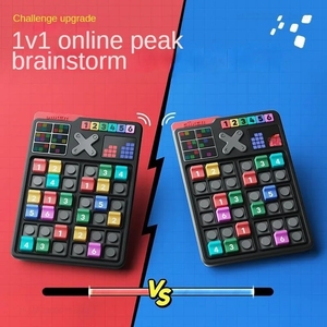 Giiker Sudoku thông minh Bốn hoặc sáu cung điện tư duy toán học thang đào tạo trò chơi số trẻ em Đồ chơi câu đố điện tử - Product Image 4