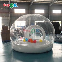Tente à bulles de qualité commerciale, château gonflable, château de saut, globe en PVC transparent, tente gonflable transparente en forme d'igloo
