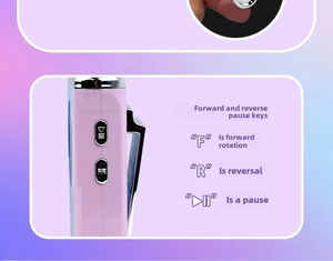 Taladro Eléctrico Profesional para Uñas, USB Portátil, Pantalla Táctil, Herramientas de Manicura y Pedicura, Baja Vibración, Pulido con Brocas - Product Image 5